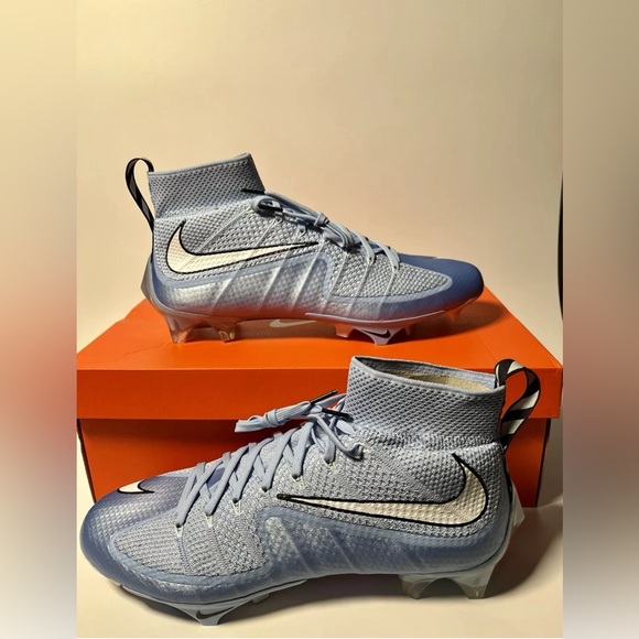 Nike Vapor Edge 360 Untouchable Football Cleats UNC Blue FQ0235-400 Mens Sz 14